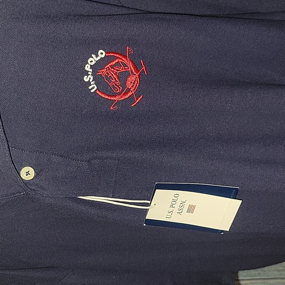 U.S. Polo NWT Navy Blue Polo shirt - Picture 2 of 6